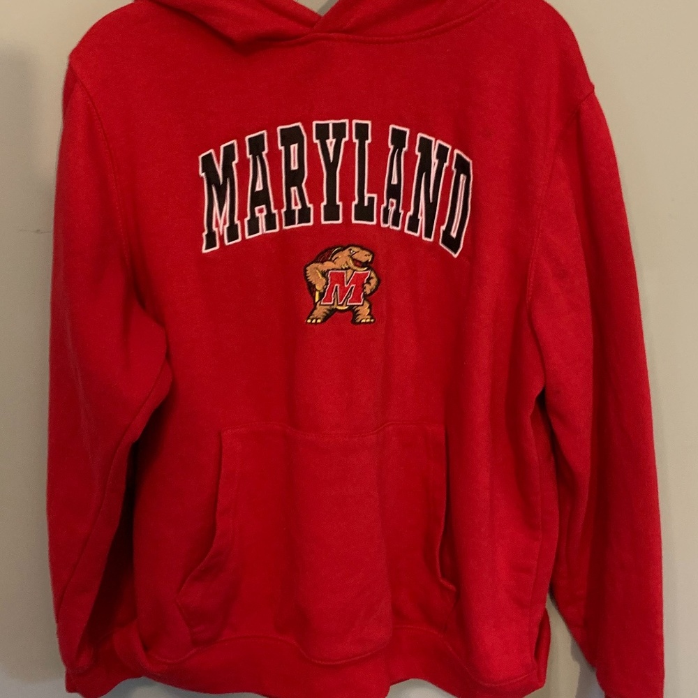 2 UNIVERSITY OF MARYLAND SWEATSHIRTS